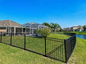 Aluminum fence installation by a professional fence company in Broward County, serving Fort Lauderdale, Pompano Beach, Margate, Davie, Plantation, North Lauderdale, Tamarac, Boca Raton, Pembroke Pines, and Weston.
