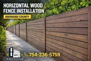 horizontal-wood-fence-margate-florida